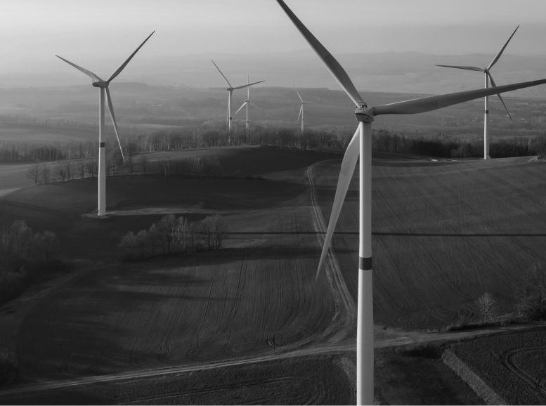 image of turbine farm