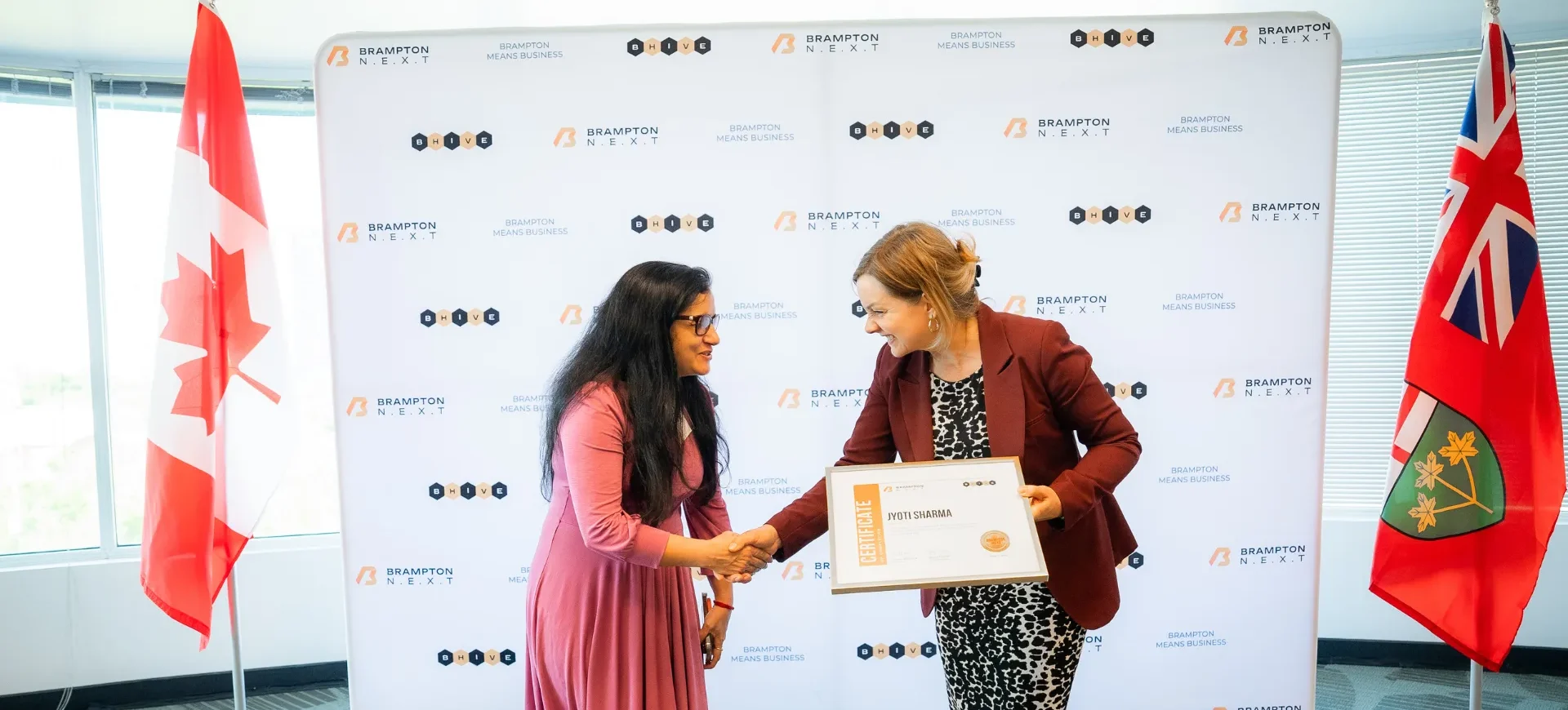 founder journey awarded with a certificate